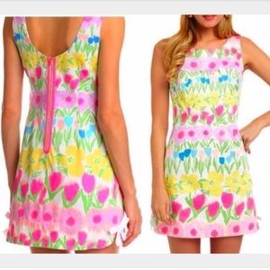 Lilly Pulitzer Floral Line Dance Shift Dress